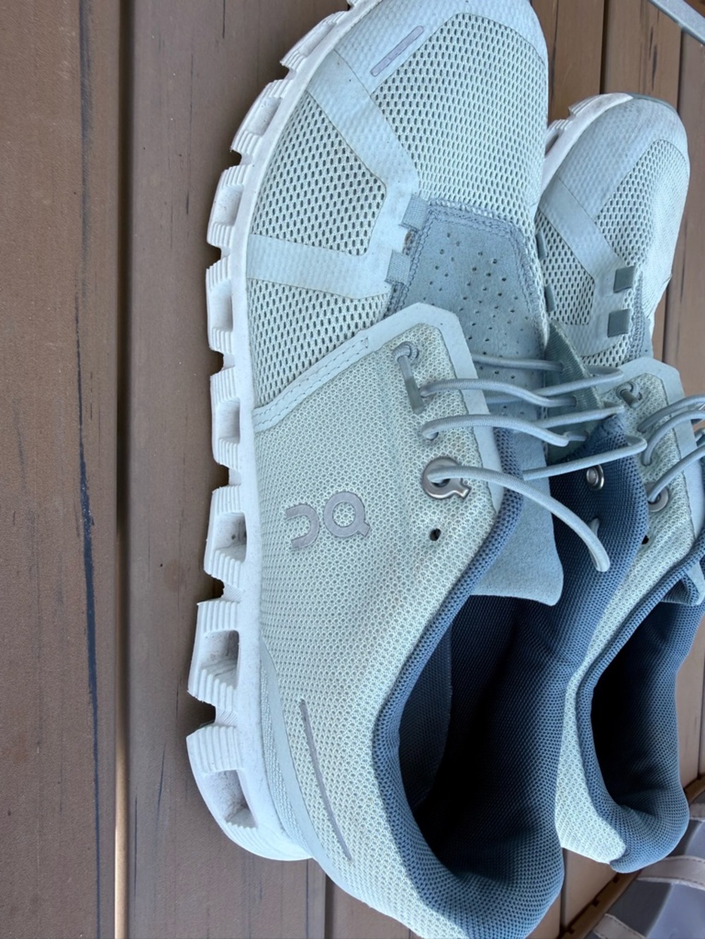 On Running Women's Athletic Sneakers in Glacier color - Picture 4 of 6